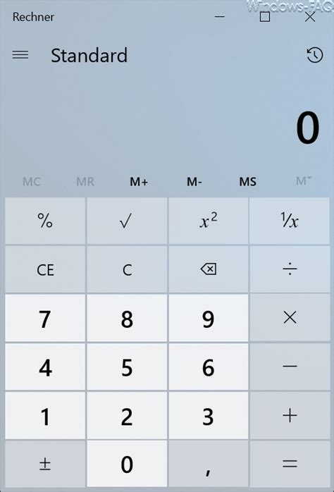 Start The Windows Calculator Quickly Using The Keyboard Or Key