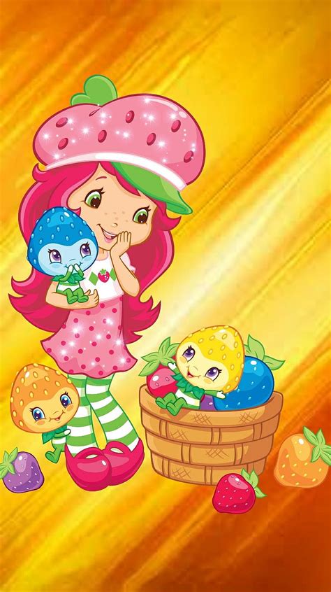 Strawberry Shortcake Pink Orange Hd Phone Wallpaper Peakpx