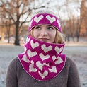 Vinterhjerter | Pattern, Knitted shawls, Winter hats