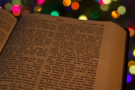 Christmas Bible Free Stock Photo Public Domain Pictures
