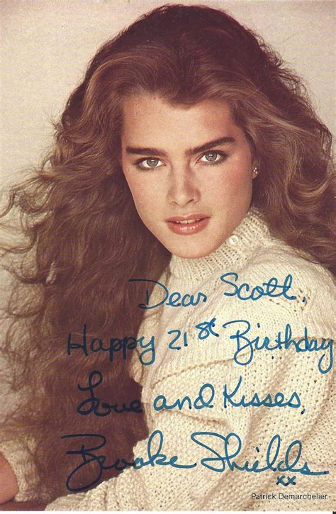 Scotts Artsy 21st Birthday 1985 Brooke Shields