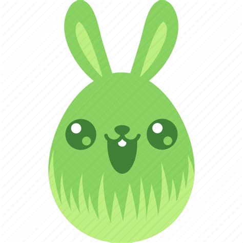 Bunny Cute Easter Egg Emoji Emotion Rabbit Icon