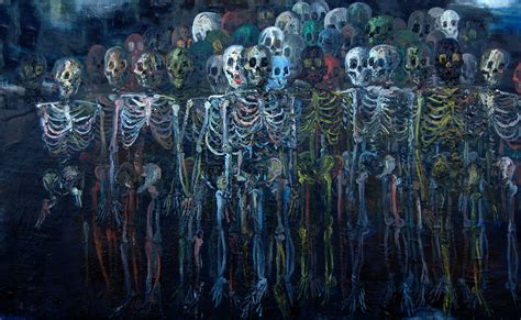 Ribs Creepy Digital Art Skeleton Bones Skull