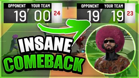 Funniest And Most Insane Comeback Ever Nba 2k20 Youtube