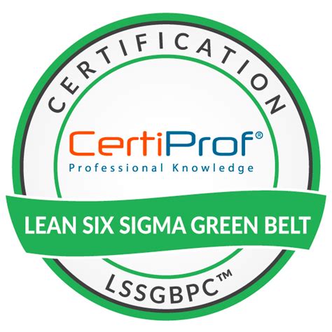 Lean Six Sigma Green Belt Certification LSSGBPC Credly