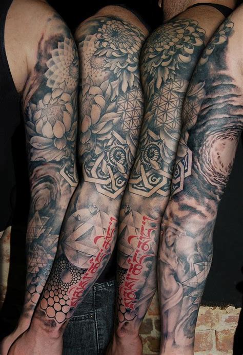 Cool Sleeve Tattoo Designs Cuded