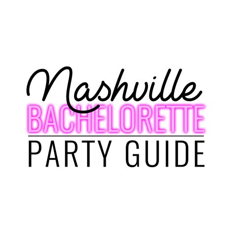 nashville bachelorette party guide