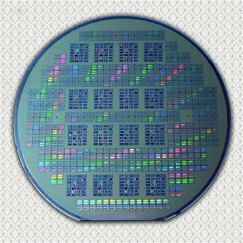 Intel 4001 Rom Cpu Silicon Wafer Chipset Integrated Circuit Silicon