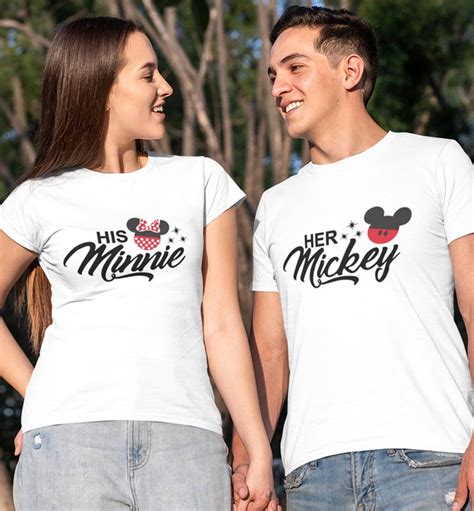Matching Mickey And Minnie Lets Do This Couple T Shirt Disney Couple