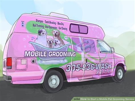 Pets services dog grooming, mobile dog grooming, cat grooming, dog grooming trailer, flea and tick treatment, mobile cat grooming, mobile pet grooming. How to Start a Mobile Pet Grooming Service (with Pictures)