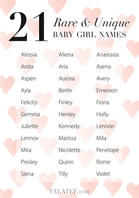 The Best Unique Girl Names Ideas On Pinterest Baby Girl Names Unique Baby Girl Names And