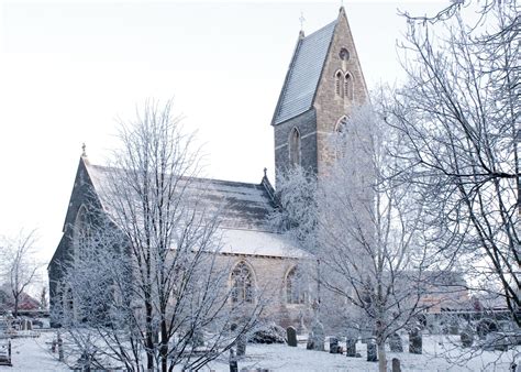 Free Winter Church Stock Photo