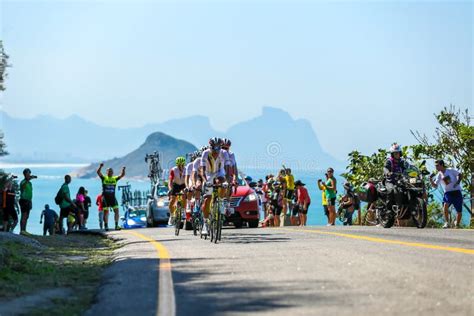 Cyclists Ride During Rio 2016 Olympic Cycling Road Competition Of The