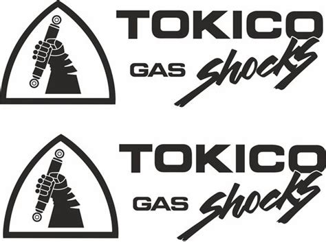 Zen Graphics Tokico Gas Shocks Jdm Decals Stickers