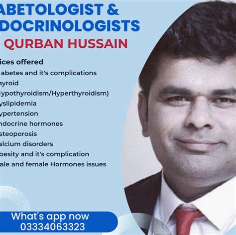 Diabetes Thyroid And Endocrine Clinic By Dr Qurban Hussain Lahore