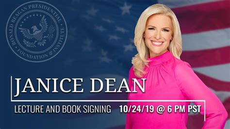 Conversation And Book Signing With Janice Dean Youtube