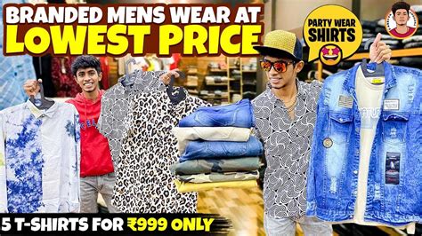 Branded Mens Wear At Lowest Price 5 T Shirts For ₹999 Only Naveen