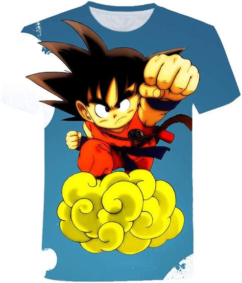 T Shirts Anime Dragon Ball Goku Mens T Shirt Short Sleeve 3d Print
