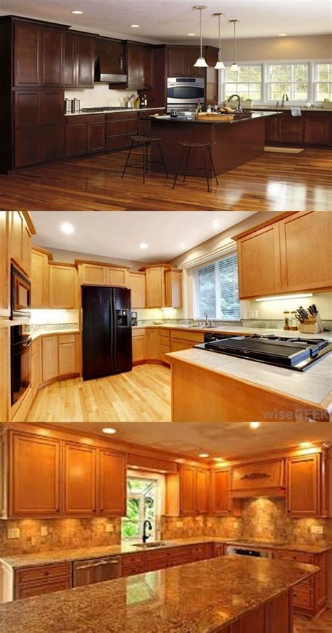 Maple is also a popular wood option. Different Types of Wood for Kitchen Cabinets