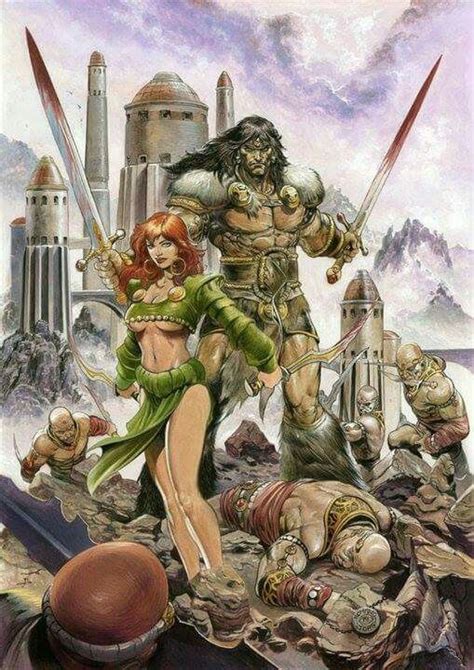 Conan And Zenobia Fantasy Art Warrior Dark Fantasy Art Character Art