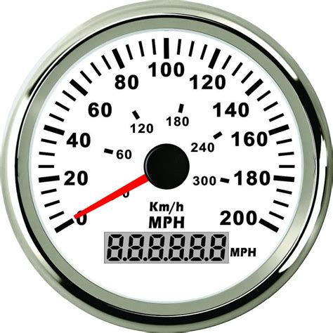 Waterproof Mph Gps Speedometer Odometer 200mph 300kmh For Car