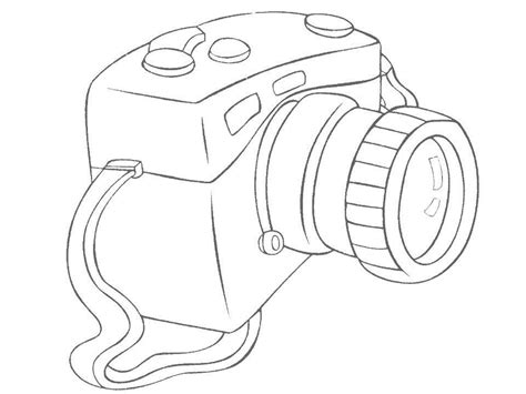 Camera Coloring Pages At Free Printable Colorings