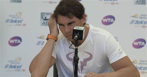 Rafael Nadal se retira del Abierto de Acapulco por lesión en la rodilla