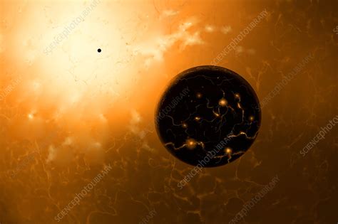 Earth With Future Red Giant Sun Stock Image C0295871 Science