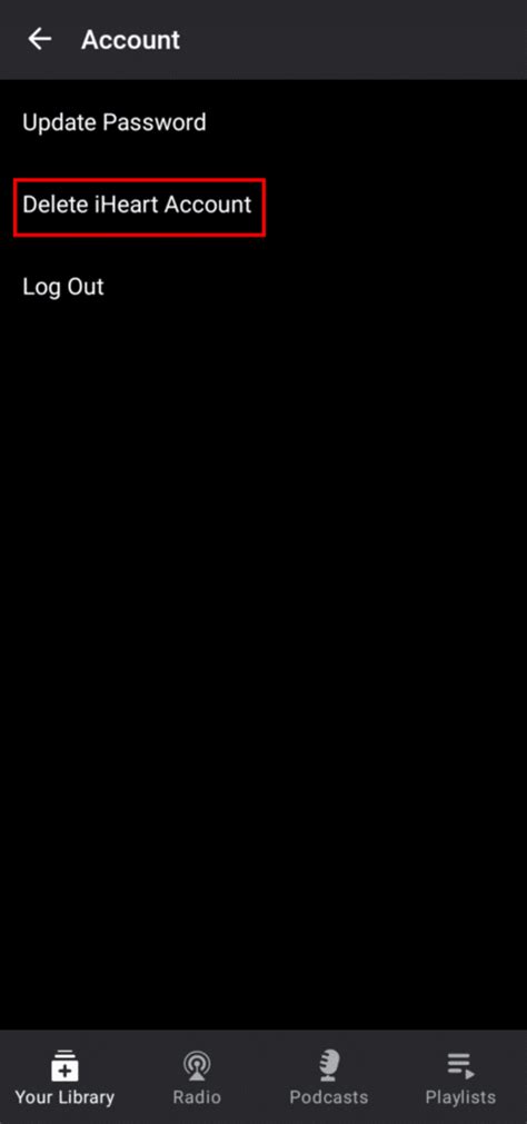 How To Delete Iheartradio Account Techcult