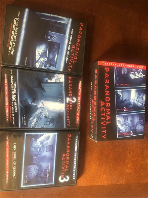 Paranormal Activity Three Movie Collection Blu Ray Dvds 97361477442