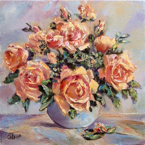 12 Attractive Oil Paintings Of Flowers In A Vase 2024