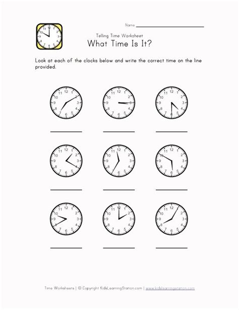 Time Worksheet Clock Worksheets Kindergarten Worksheets Worksheets