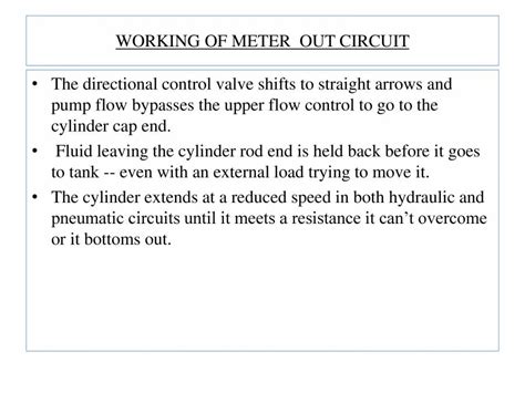 Meter In And Meter Out Pneumatics Powerpoint Slides Learnpick India