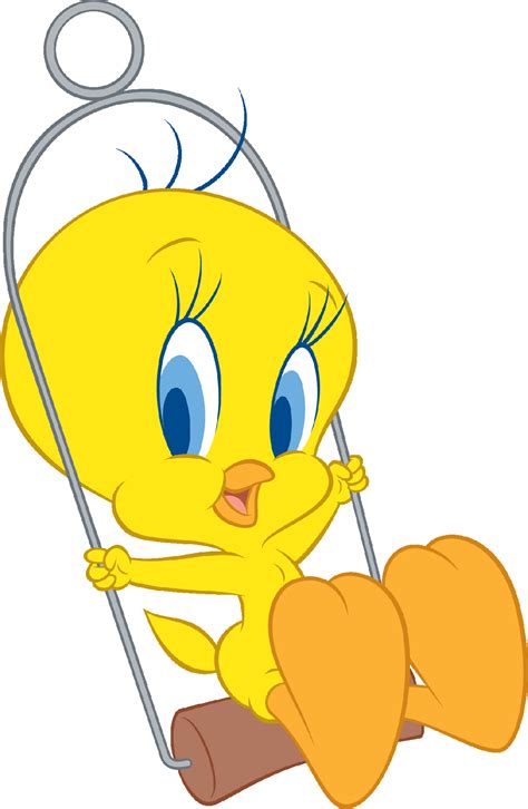 Tweety Bird Looney Tunes Tweety Bird On A Swing Clipart Full Size