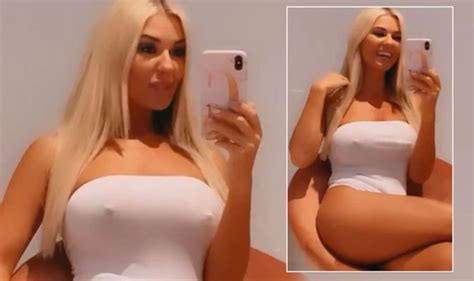 Paddy Mcguinness Wife Christine Flashes Nipples In Daring Braless Look