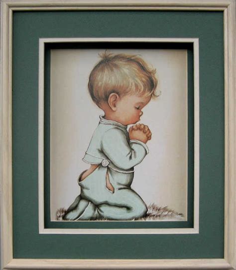 Little Boy Praying Print Size 8x10 40324