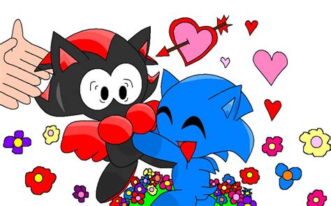 Sonic And Shadow Chao Love By Maysthekiller On Deviantart