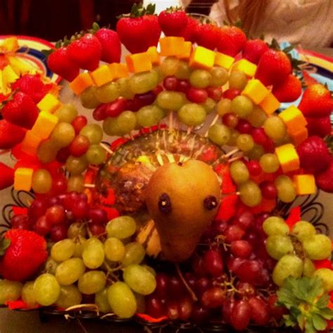 Awesome Turkey Fruit Salad For Thanksgiving Thanksgiving Fruit Salad