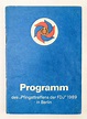Programm Pfingsttreffen 1989 FDJ | DDR Museum Berlin