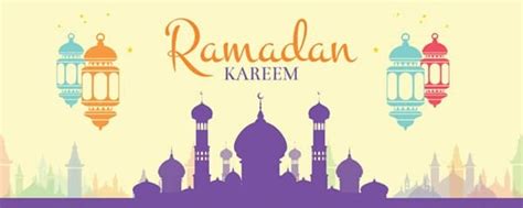 Ramadan Kareem Temple Design Large Personalised Banner 10ft X 4ft