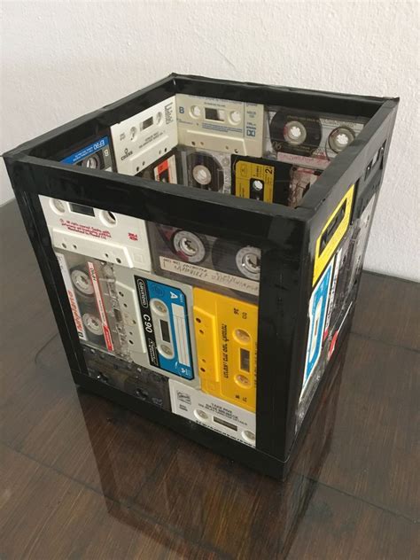 Retro Cassette Box Cassette Tape Crafts Cassette Boxes Retro Crafts