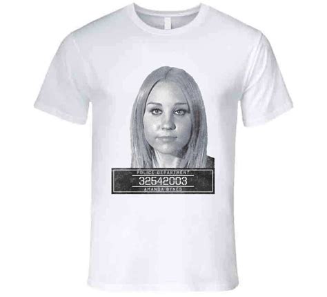 Amanda Bynes Celebrity Mugshot Police Department T Shirt Etsy