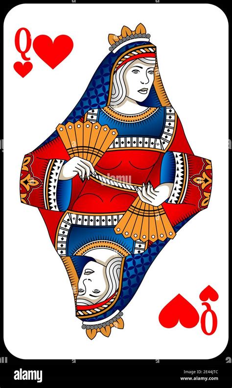 Queen Of Hearts Card Designs