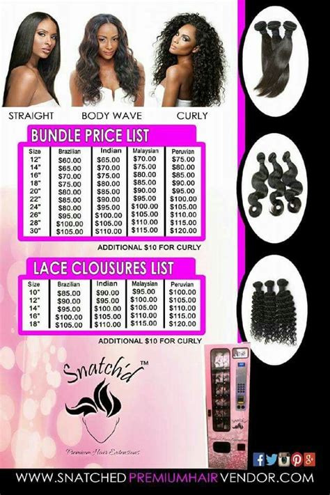This is your ultimate resource to get the hottest hairstyles and haircuts in 2021. Price List (With images) | Hair bundle deals, Hair vendor ...