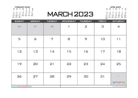 March 2023 Calendar Free Printable Calendar March 2023 Calendar Free