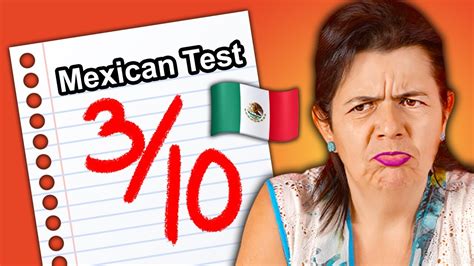 Can Mexican Moms Pass This Test Youtube