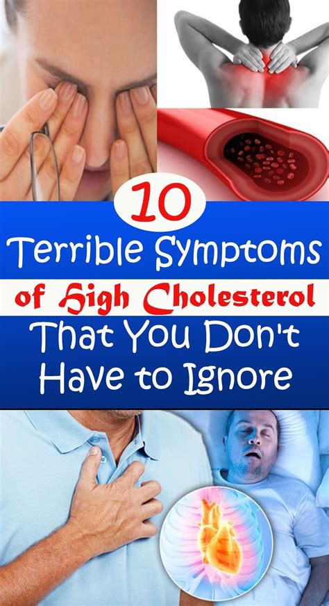10 Symptoms Of High Cholesterol That You Shouldnt Ignore High