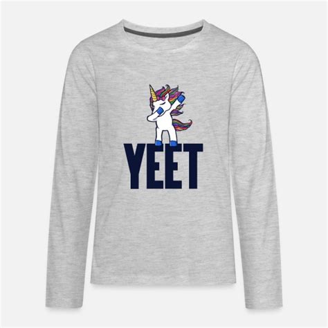 Yeet Unicorn Kids Premium Longsleeve Shirt Spreadshirt