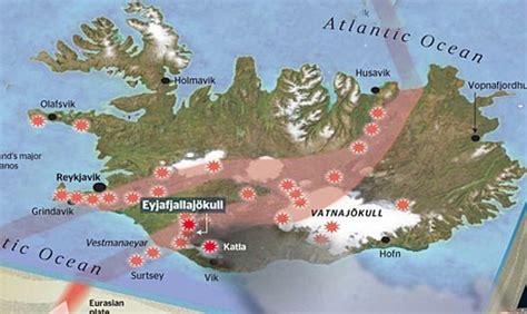 Vetyro Map Of Iceland Volcanoes