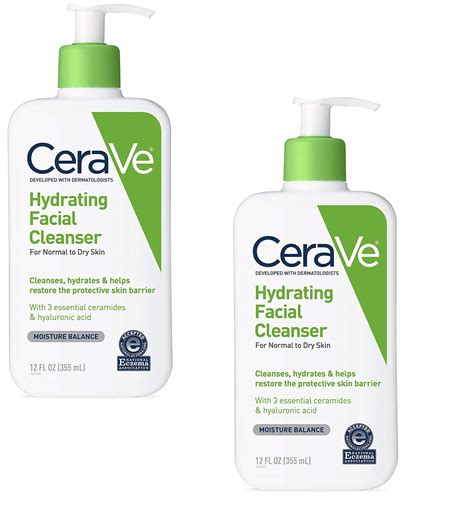 Cerave Hydrating Facial Cleanser Lotion For Normal To Dry Skin 12 Fl